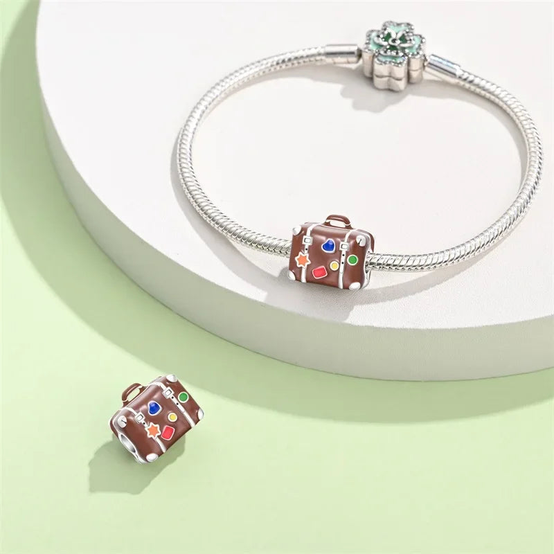 Travel Bug Sterling Silver Charm - Velora Luxury Fashion