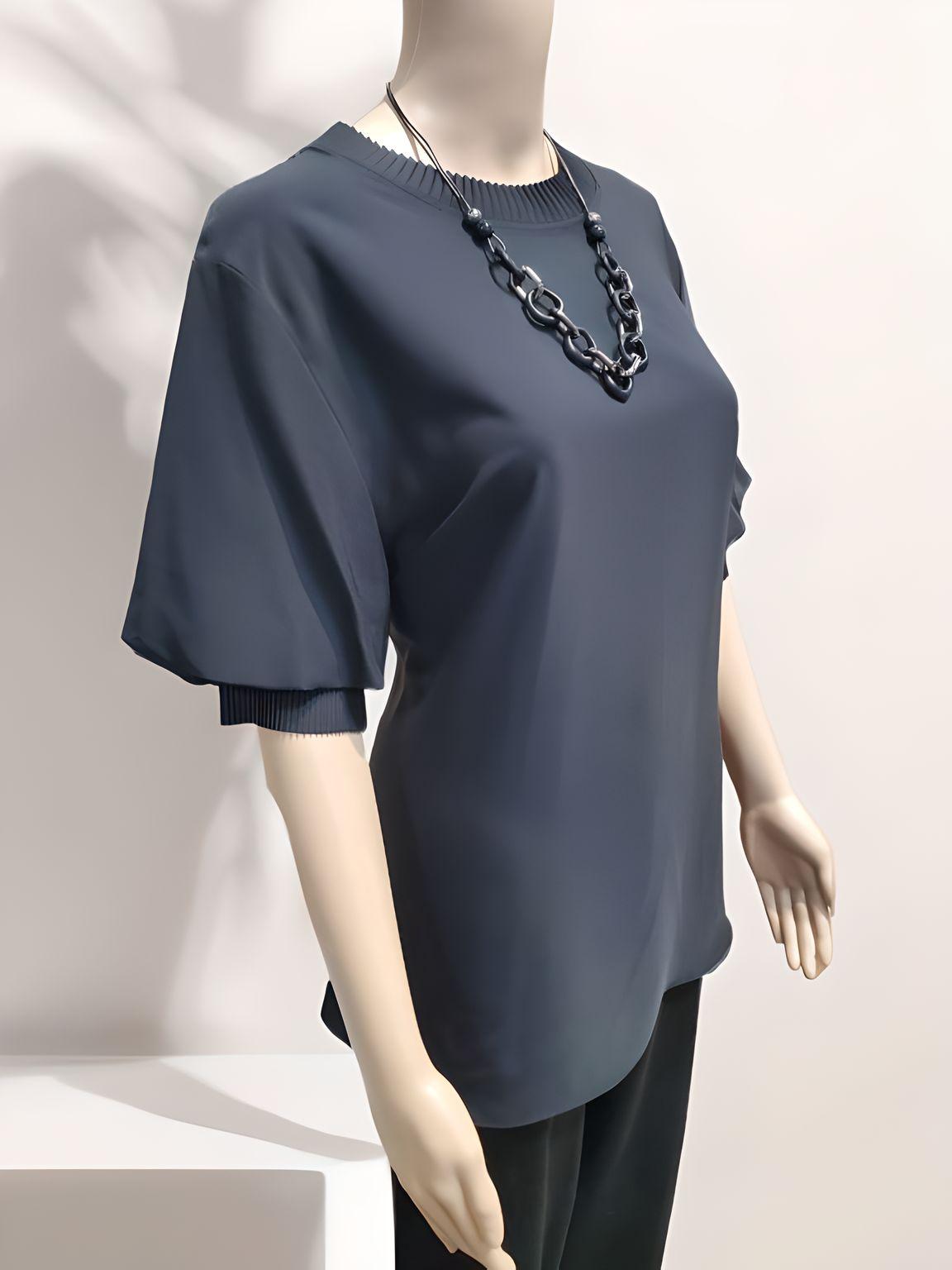 Trendy Semi-formal T-shirt - Velora Luxury Fashion