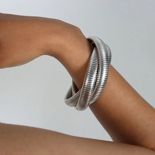 Triple Cobra Bracelet - Velora Luxury Fashion