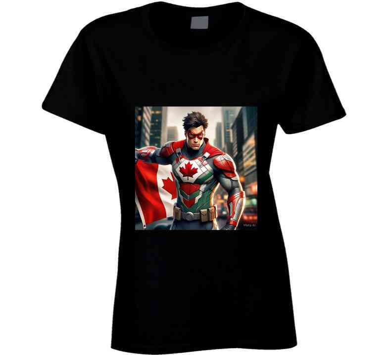 Tshirtgang Canada Superhero Shirt - Unique Design - Velora Luxury Fashion