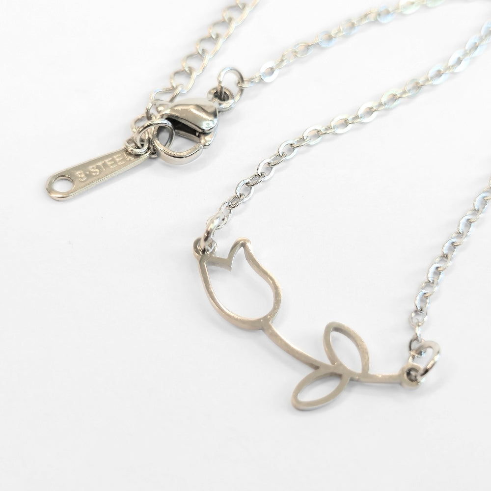 Tulip Anklet (Silver) - Velora