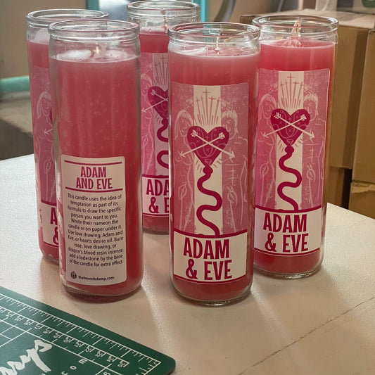 7 Day Candle - Adam and Eve The Hermit's Lamp