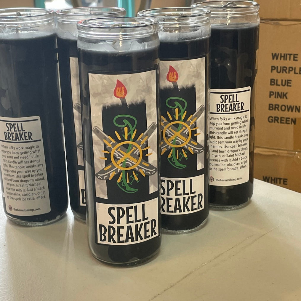 7 Day Candle - Spell Breaker The Hermit's Lamp