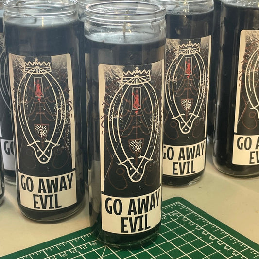 7 Day Candle - Go Away Evil The Hermit's Lamp