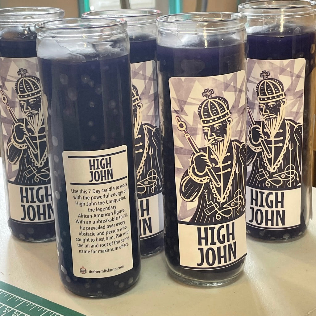7 Day Candle - High John the Conqueror The Hermit's Lamp