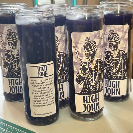 7 Day Candle - High John the Conqueror The Hermit's Lamp