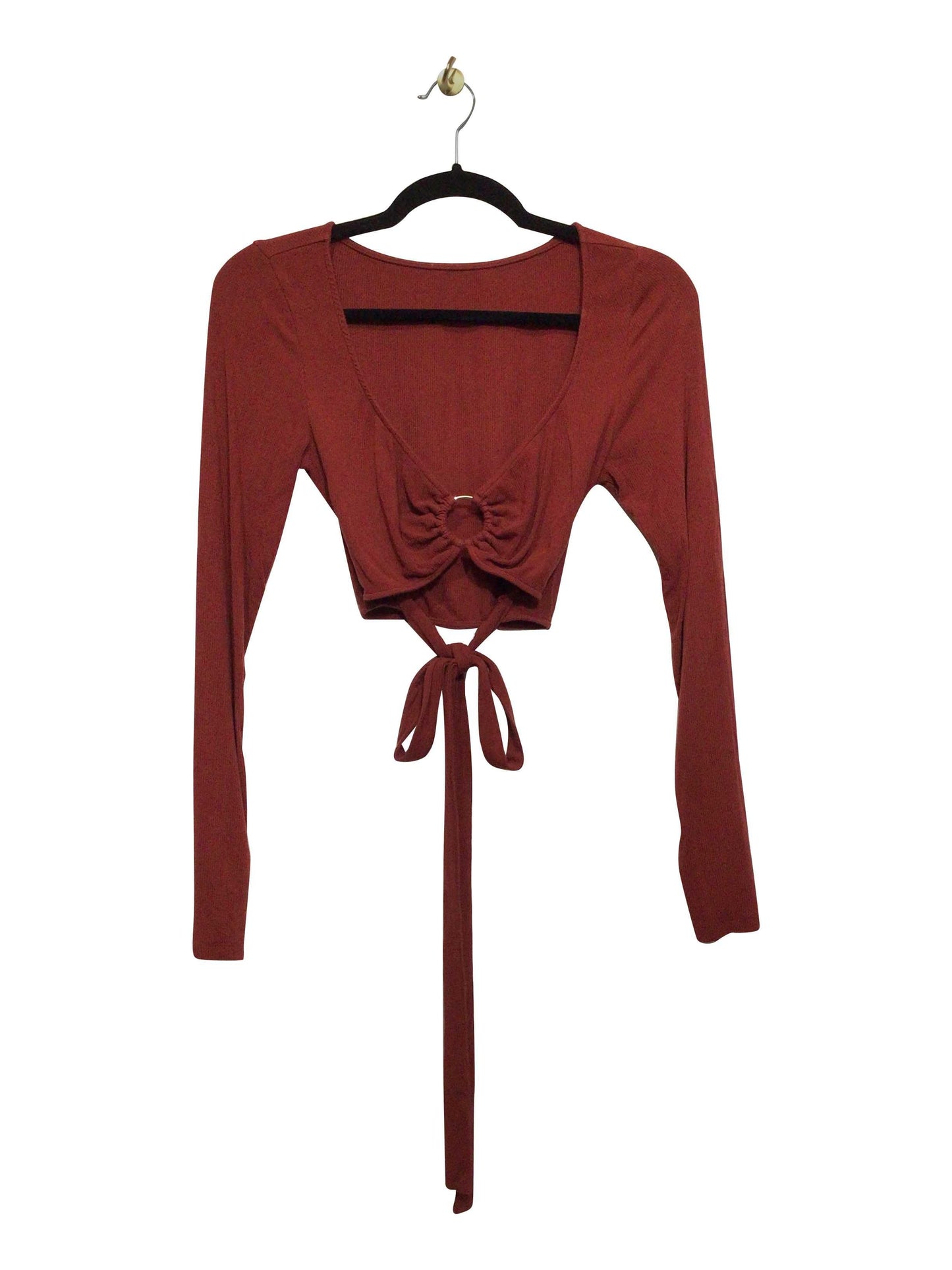 UNBRANDED Regular fit Crop top in Red - S - Velora