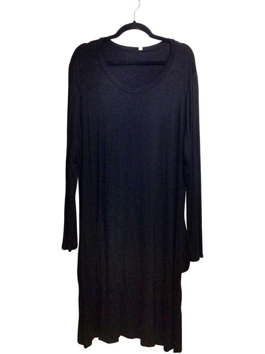 UNBRANDED Regular fit Midi Dress in Black - 3X - Velora