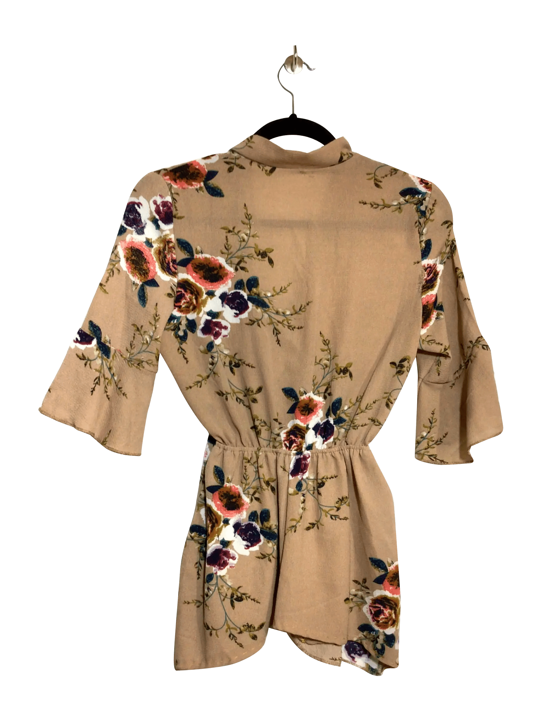 UNBRANDED Regular fit Romper in Brown - S - Velora