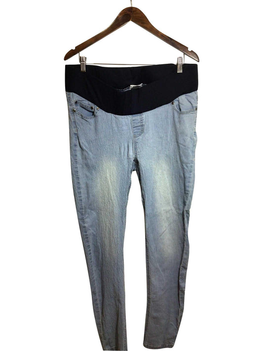 UNBRANDED Regular fit Straight-legged Jeans in Blue - XL - Velora