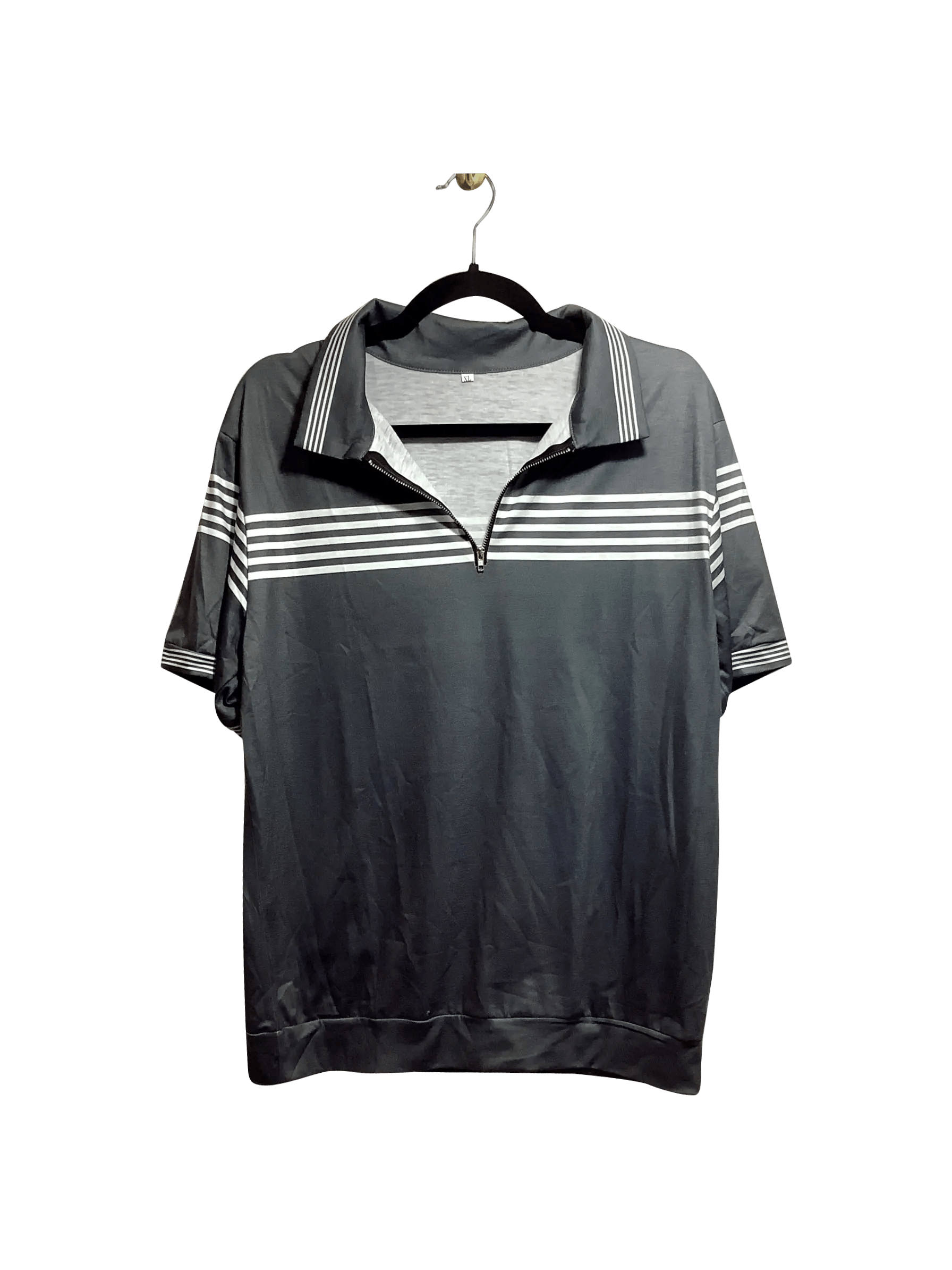 UNBRANDED Regular fit T-shirt in Gray - XL - Velora