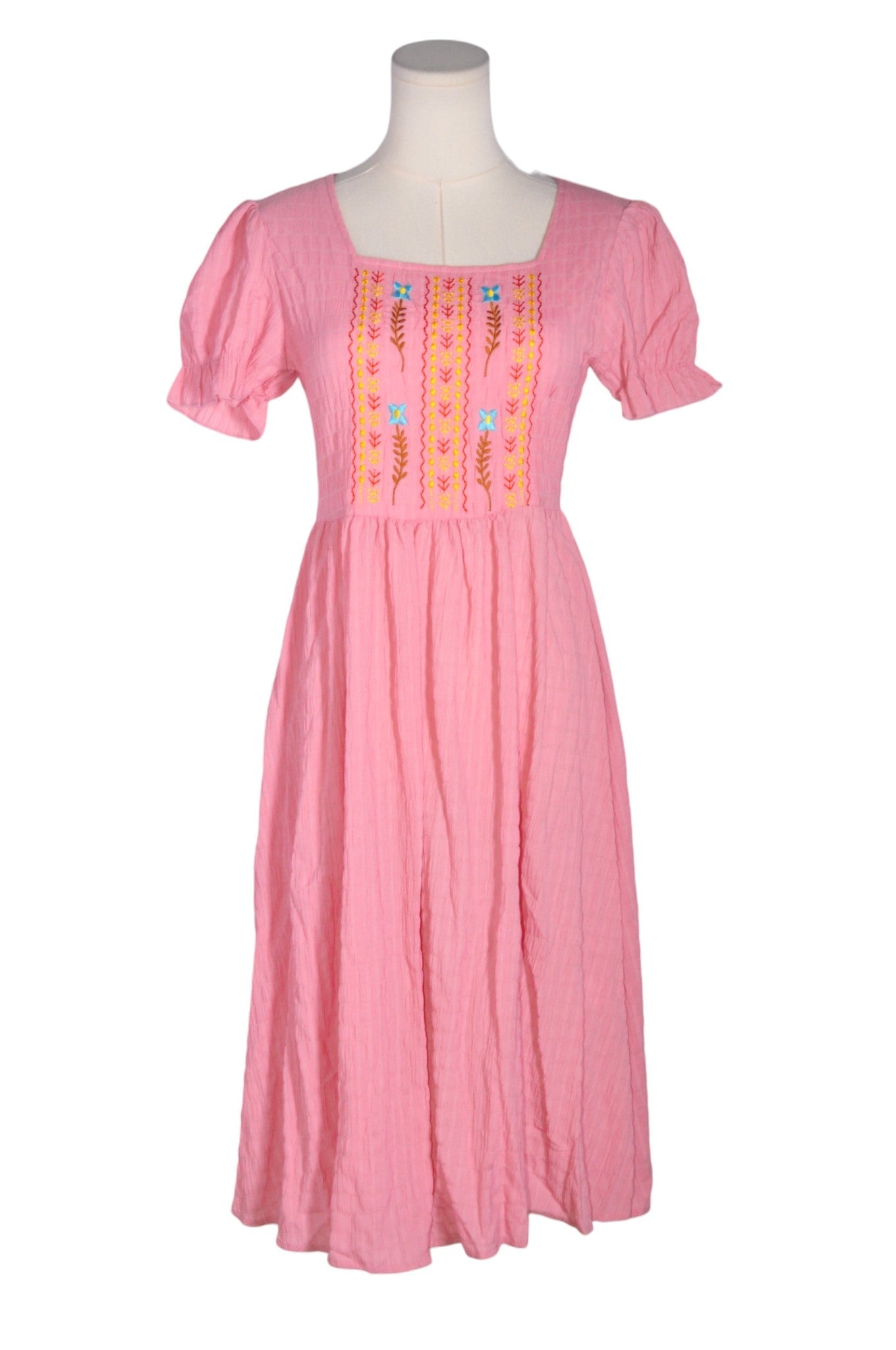 UNBRANDED Women Midi Dresses Regular fit in Pink - M - Velora Luxury Fashion