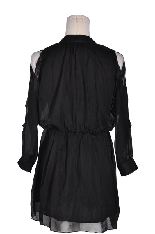 UNBRANDED Women Shirt Dresses Regular fit in Black - 4 - Velora Luxury Fashion