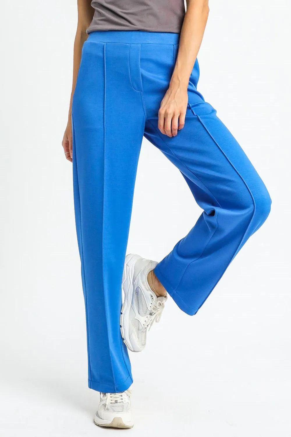 Umgee High Waisted Wide Leg Pants - Velora Luxury Fashion