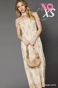 Umgee Smocked Printed Wide Leg Jumpsuit - Velora Luxury Fashion
