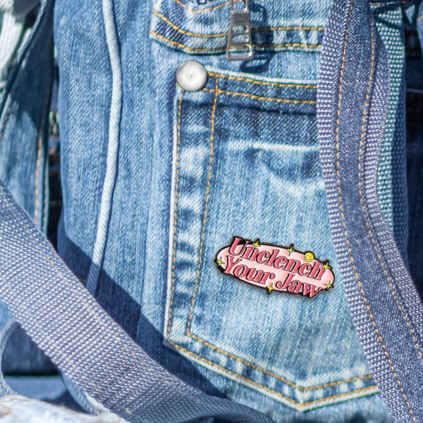 Unclench Your Jaw | Collectible Pin - Velora Luxury Fashion