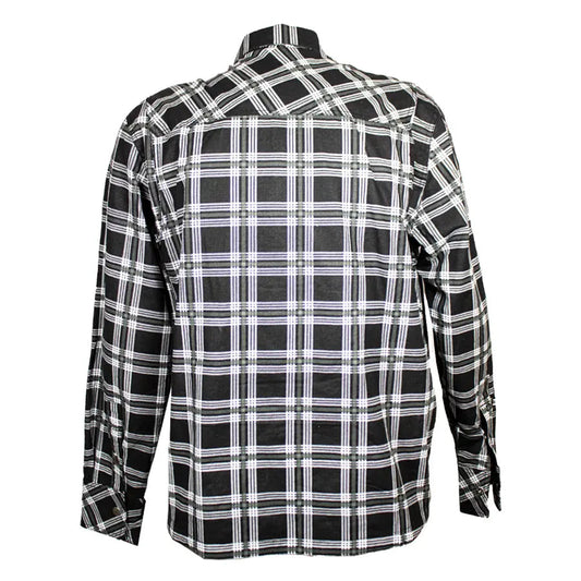 Unik International Men's Plaid Flannel Armored Shirt Jacket - Velora Luxury Fashion