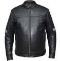 Unik International Men's Reflective Stripe Motorcycle Jacket - Velora Luxury Fashion