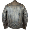 Unik International Men's Reflective Stripe Motorcycle Jacket - Velora Luxury Fashion