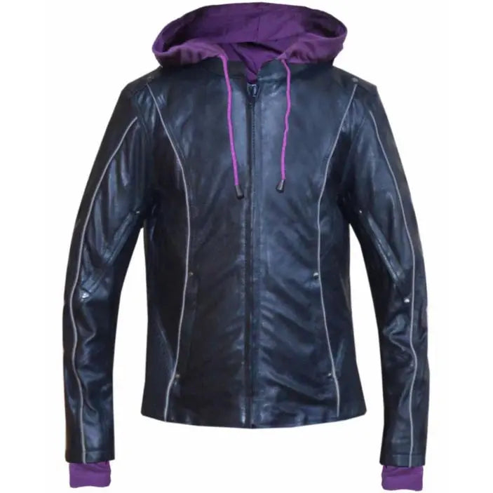 Unik International Women's Hoodie Motorcycle Jacket - Velora Luxury Fashion