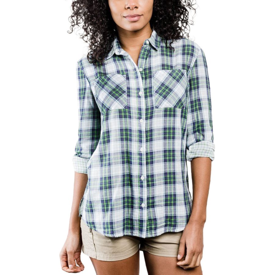 United By Blue Womens Stargrass Organic Cotton Plaid Shirts - Velora Luxury Fashion