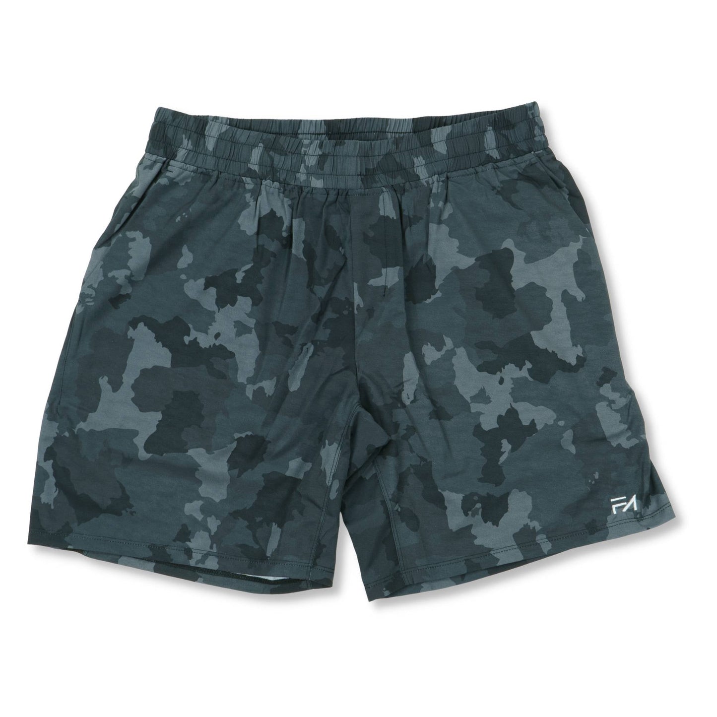 Unlimited Shorts Grey Camo (7.5") - Velora