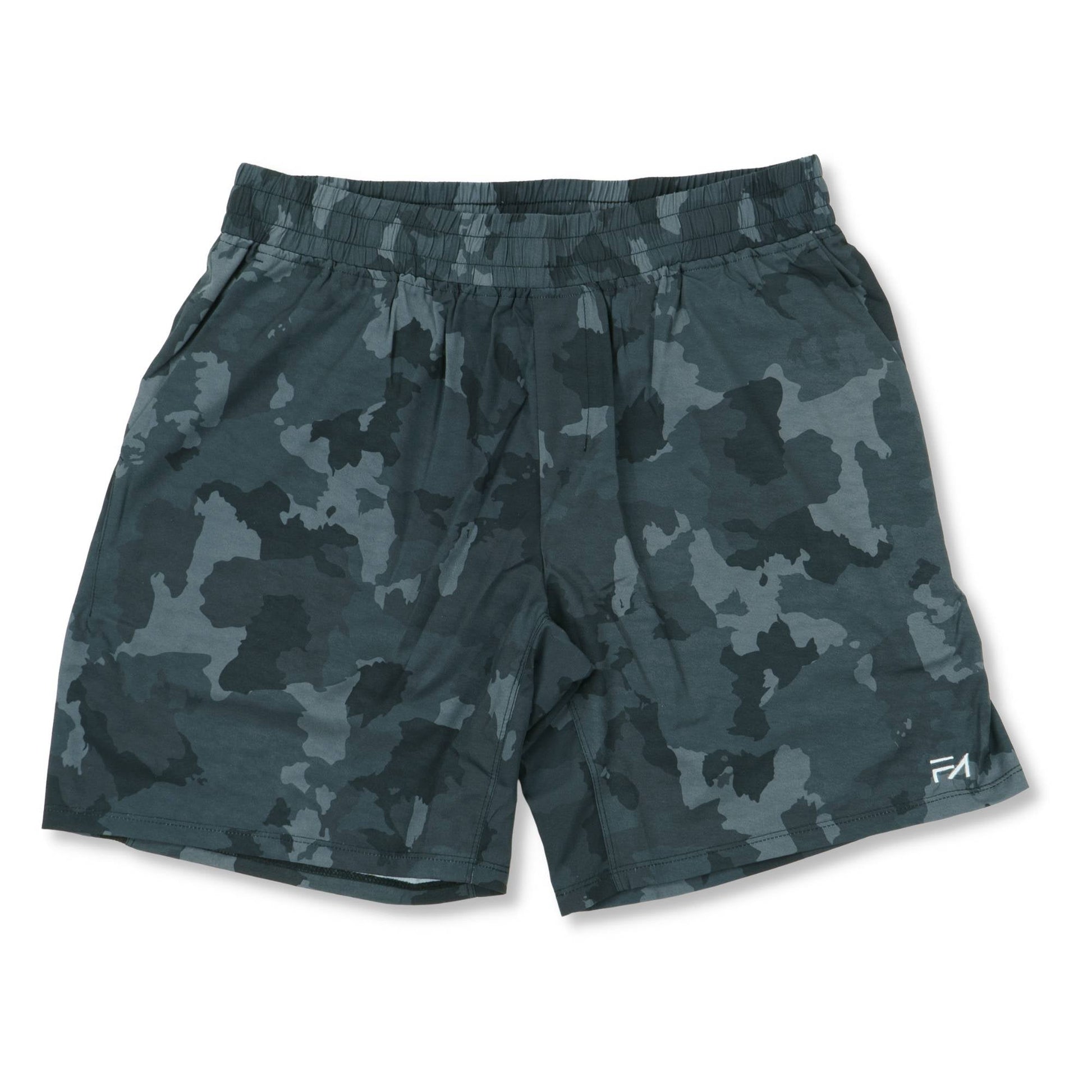 Unlimited Shorts Grey Camo (7.5") - Velora