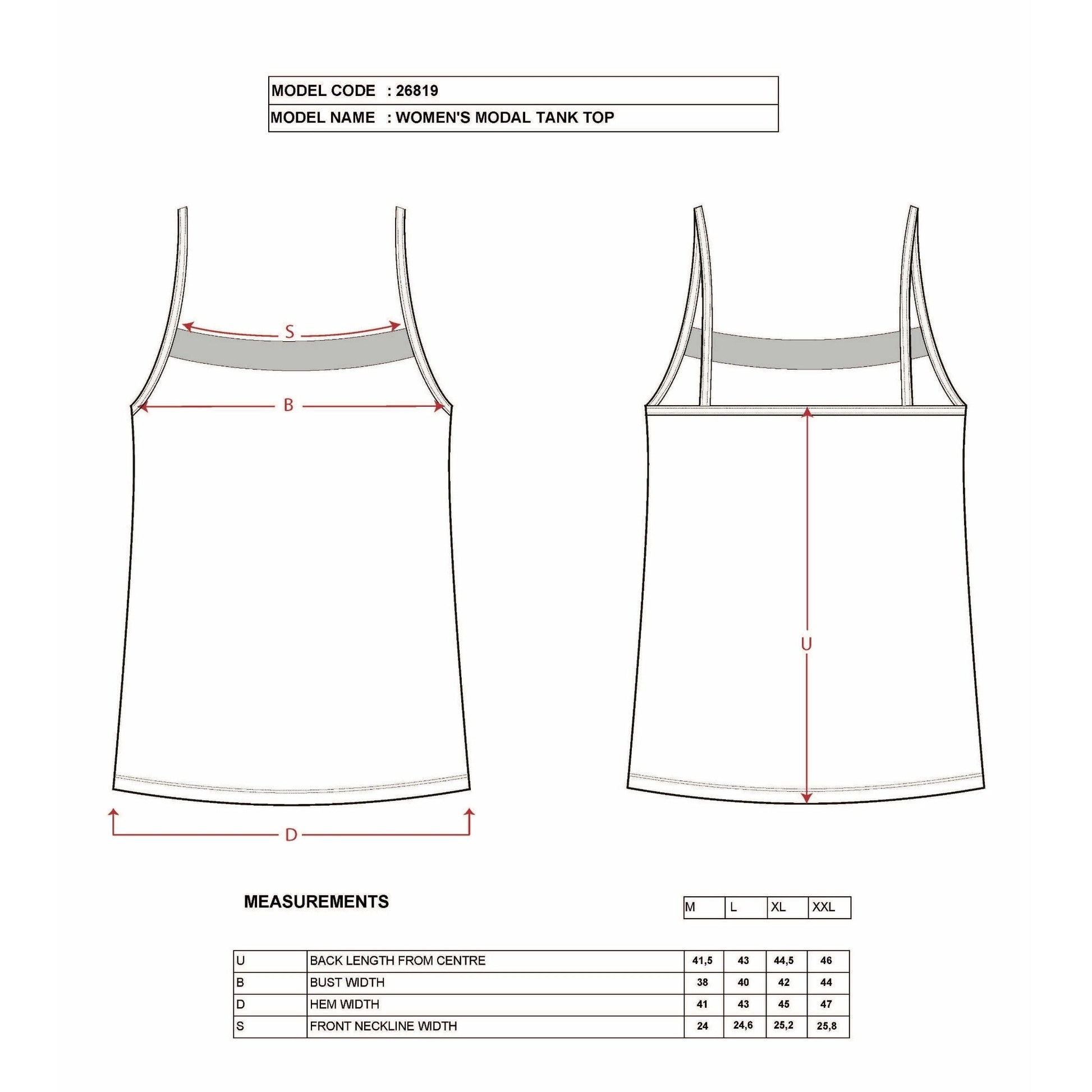 Women’s Cotton Modal Camisole with Mesh Detail – Soft Stretch Tank Top with Thin Straps - Velora