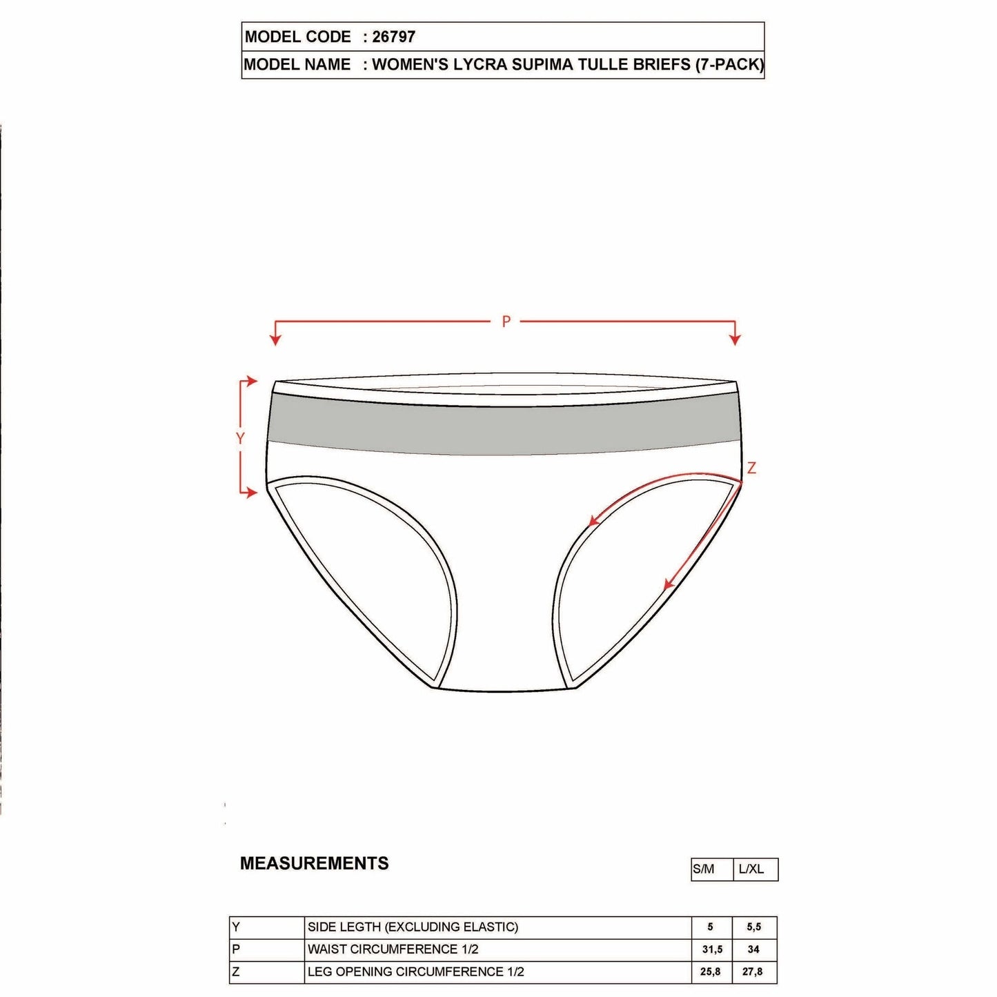 7-Pack Women’s Cotton Bikini Panties with Mesh Waist – Stretch Slip Brief Underwear Set - Velora