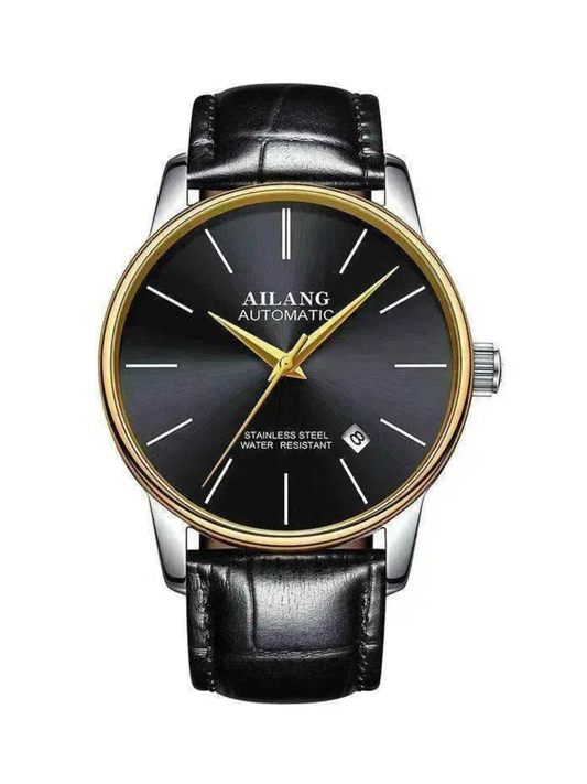 AILANG Automatic Genuine Leather Wrist Watch for Men