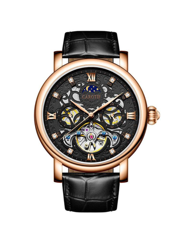 Men's Business Casual Waterproof Luminous Leather Watch