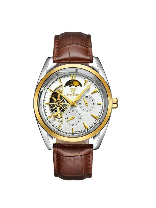 P Katwis Tourbillon watches: Men's starburst waterproof automatic mechanical.