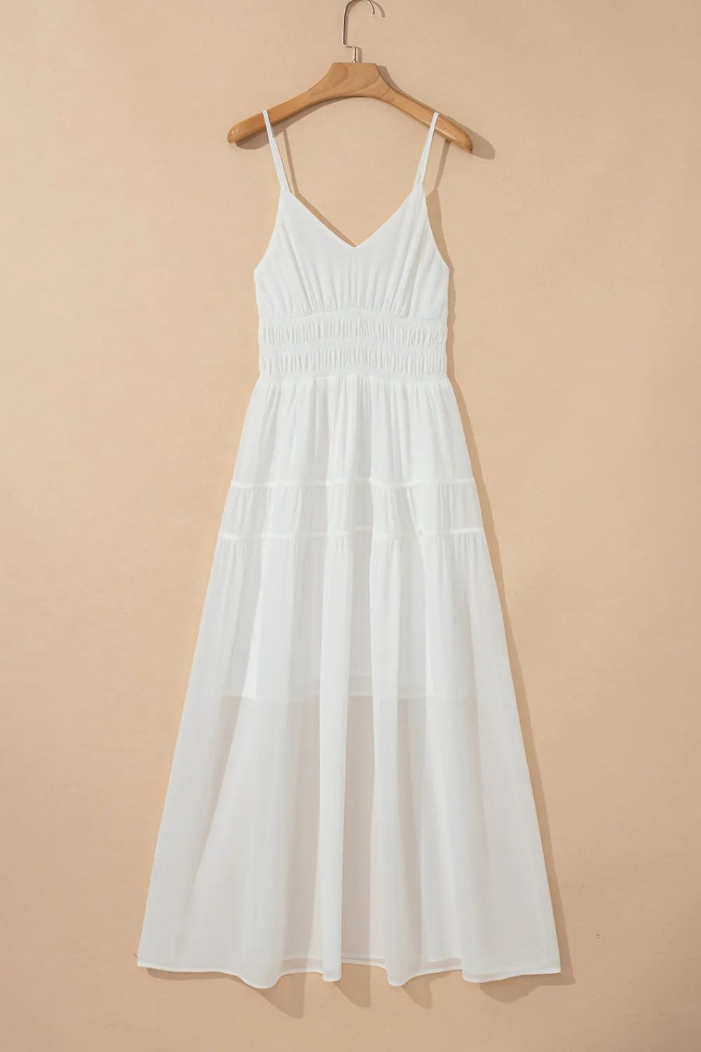 V-Neck High Waist Cami Dress - Velora Luxury Fashion