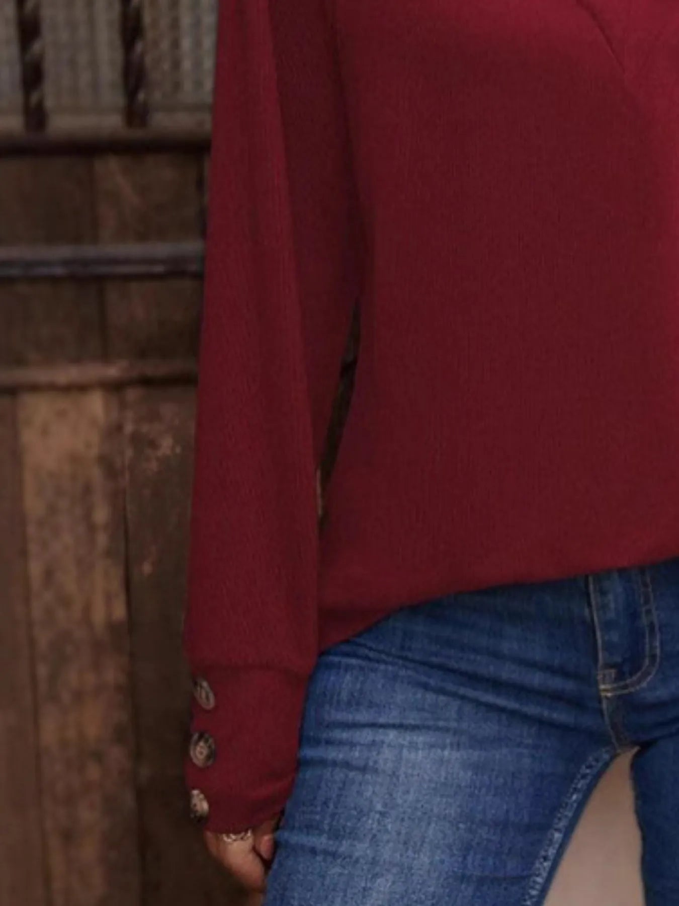 V-Neck Long Sleeve T-Shirt - Velora Luxury Fashion