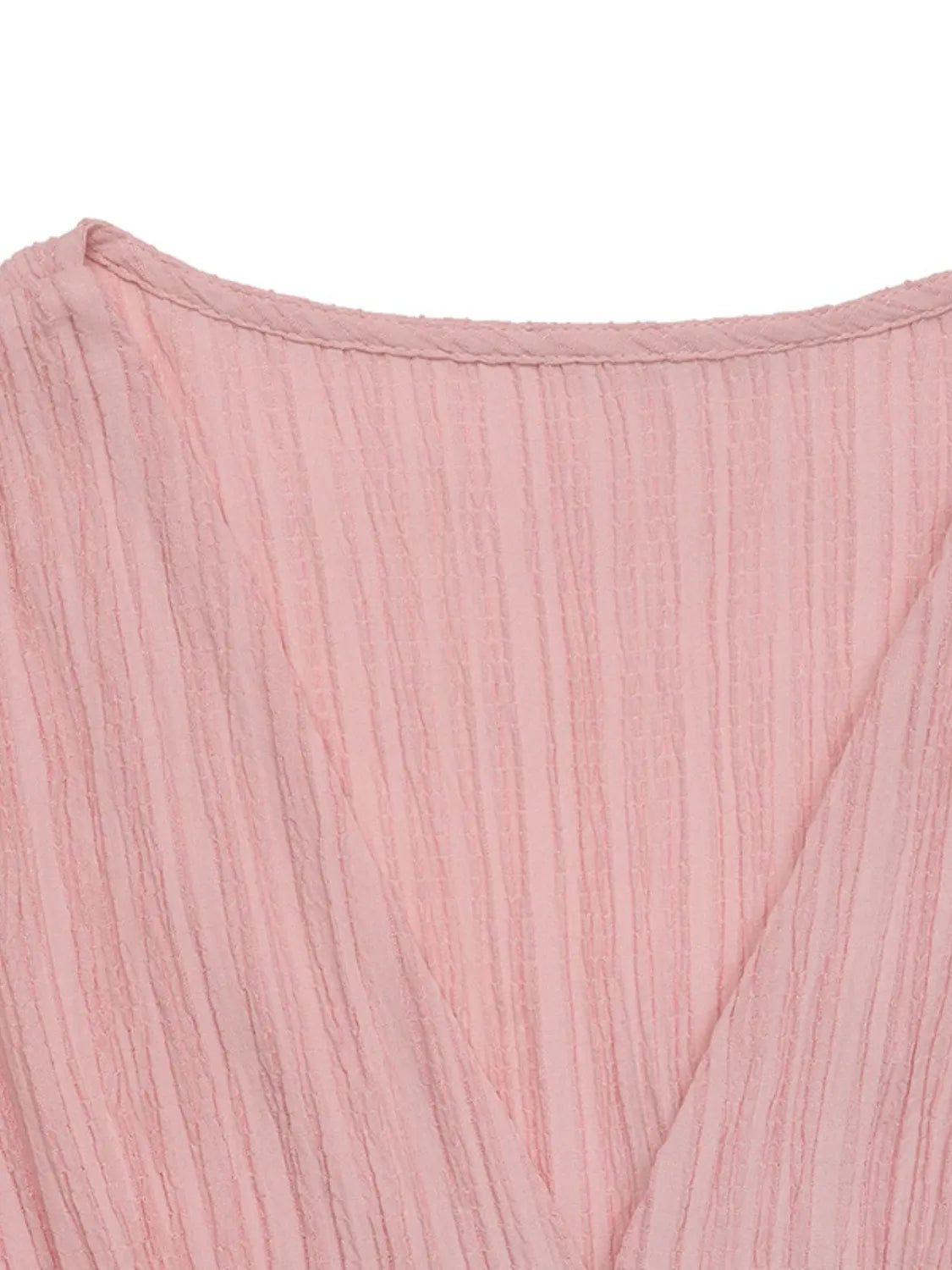 V-Neck Puff Sleeve Dress - Velora Luxury Fashion