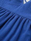 V-Neck Tiered Maxi Cami Dress - Velora Luxury Fashion
