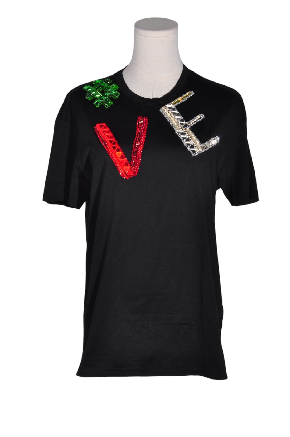 VERSACE Women T-Shirts Regular fit in Black - 38 - Velora Luxury Fashion