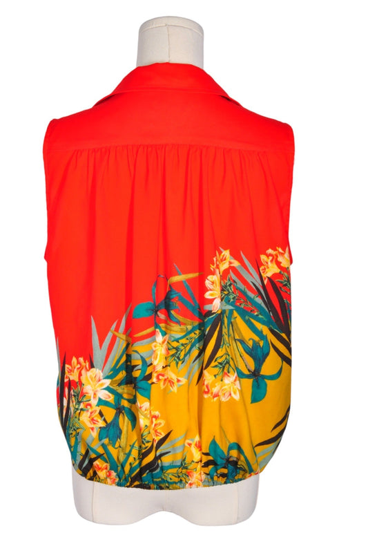 VINCE CAMUTO Women Button Down Tops Regular fit in Orange - M - Velora Luxury Fashion
