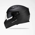 VOSS 988 MOTO-1 Matte Black Helmet - Velora Luxury Fashion