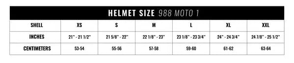 VOSS 988 MOTO-1 Matte Black Helmet - Velora Luxury Fashion