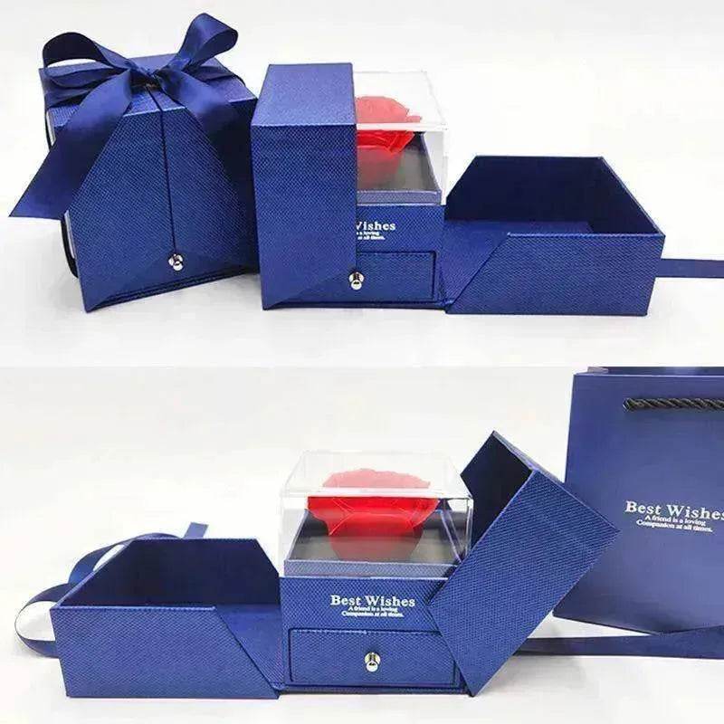 Valentine's Day Gift Rose Jewelry Box Set - Velora