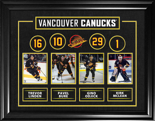 Vancouver Canucks Alumni Player Best of the Best Framed Collage - Velora Luxury Fashion