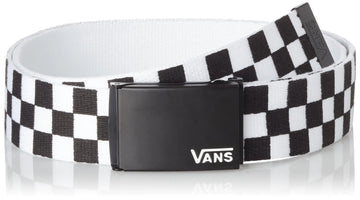 Vans Mens Deppster II Web Belt Black/White One Size - Velora Luxury Fashion