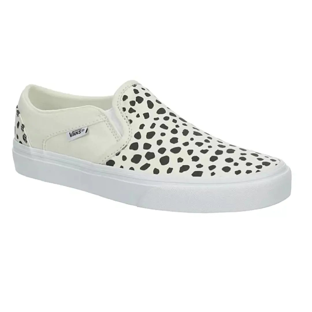 Vans Womens Asher Trainers Sneaker Dots Black Ink 11 - Velora Luxury Fashion