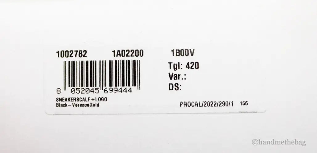 Versace Black Smooth Vitello Leather Medusa Emblem High Top Lace Up Sneakers - Velora Luxury Fashion