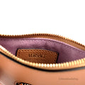 Versace Caramel Leather Multi-Card Key Wallet - Velora Luxury Fashion