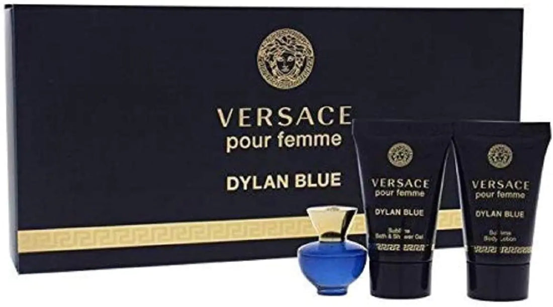 Versace Dylan Blue 3 Piece Mini Gift Set For Women - Velora Luxury Fashion