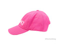 Versace Hot Pink Cotton Embroidered Logo Adjustable Baseball Hat - Velora Luxury Fashion