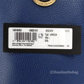 Versace Mini Navy Leather Medusa Pendant Crossbody - Velora Luxury Fashion