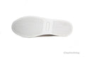 Versace Powder Blush Vitello Leather Signature Lace Sneakers - Velora Luxury Fashion